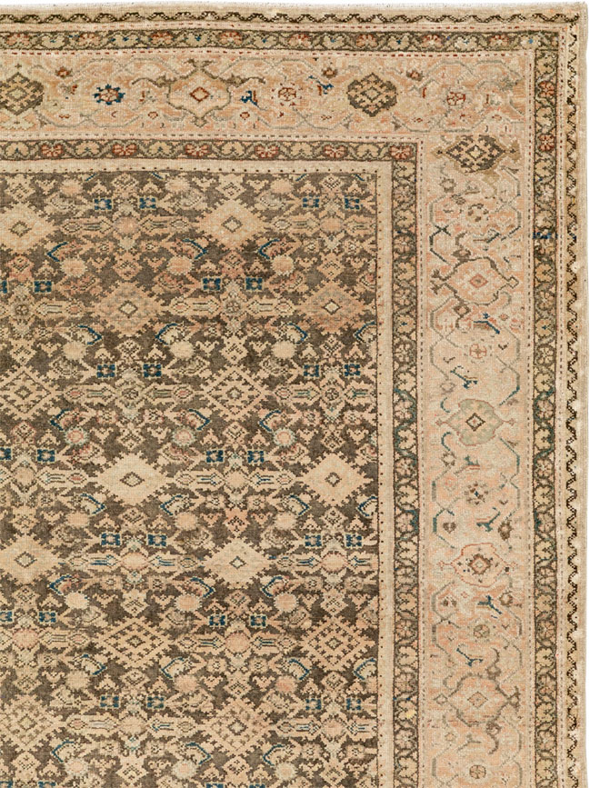 Antique Persian Malayer Gallery Carpet, No.17318 - Gsblank