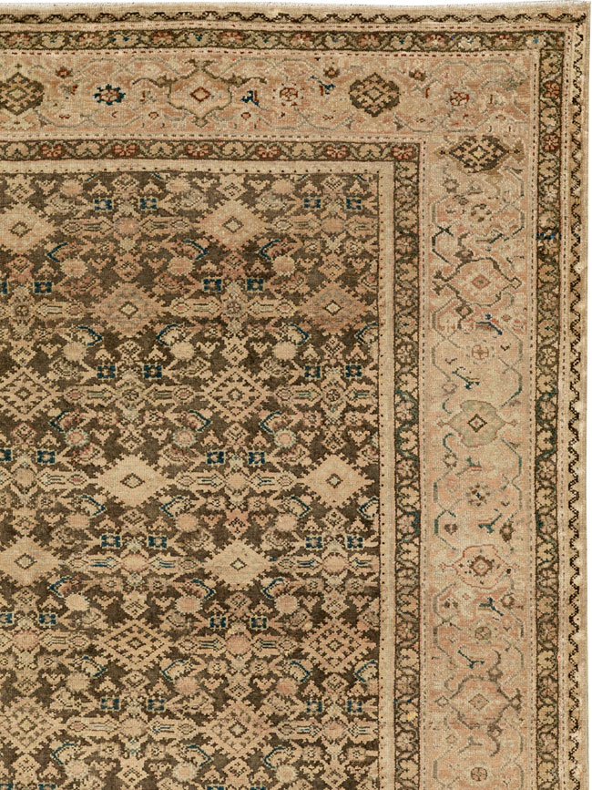 Antique Persian Malayer Gallery Carpet, No.17318 - Gsblank