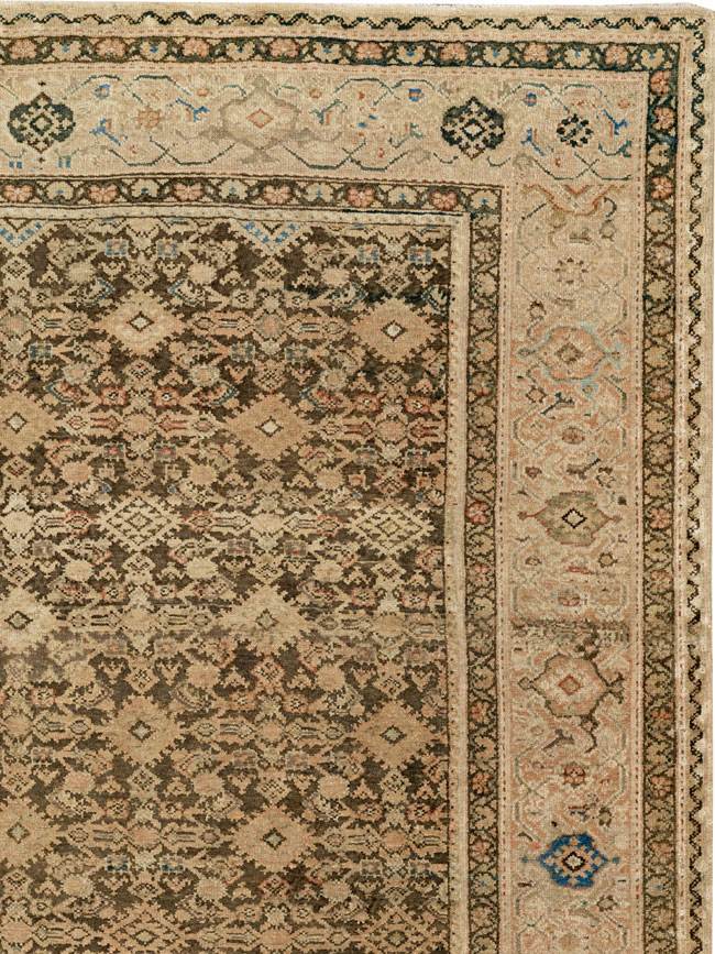 Antique Persian Malayer Gallery Carpet, No.17318 - Gsblank