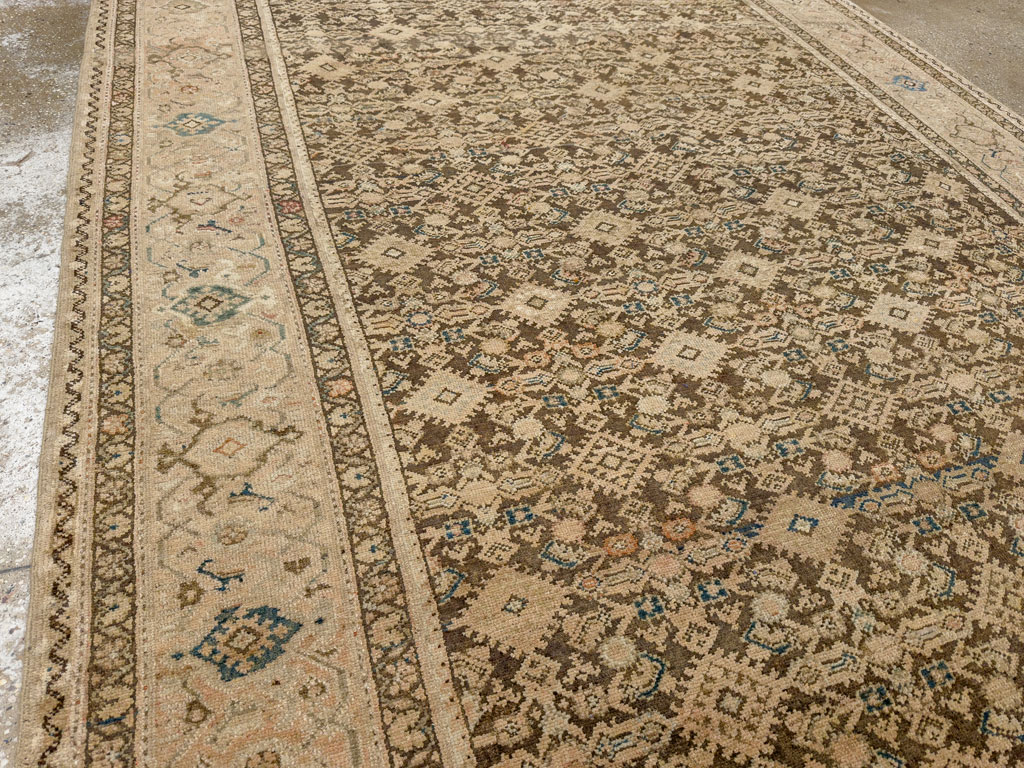 Antique Persian Malayer Gallery Carpet, No.17318 - Gsblank