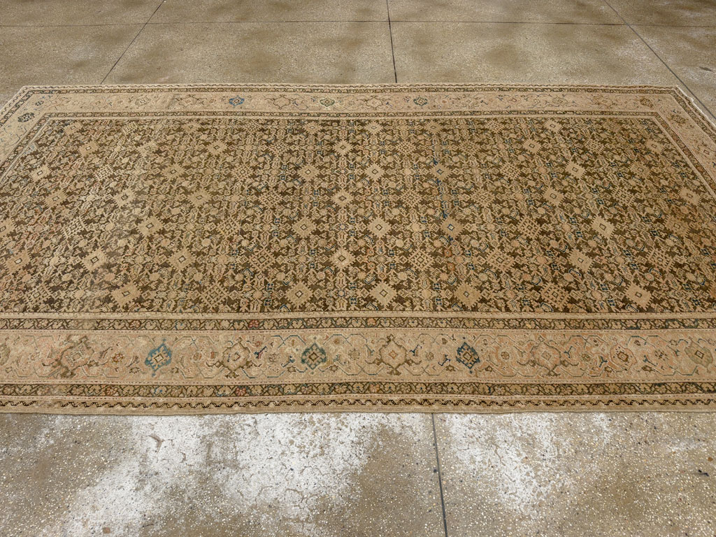 Antique Persian Malayer Gallery Carpet, No.17318 - Gsblank
