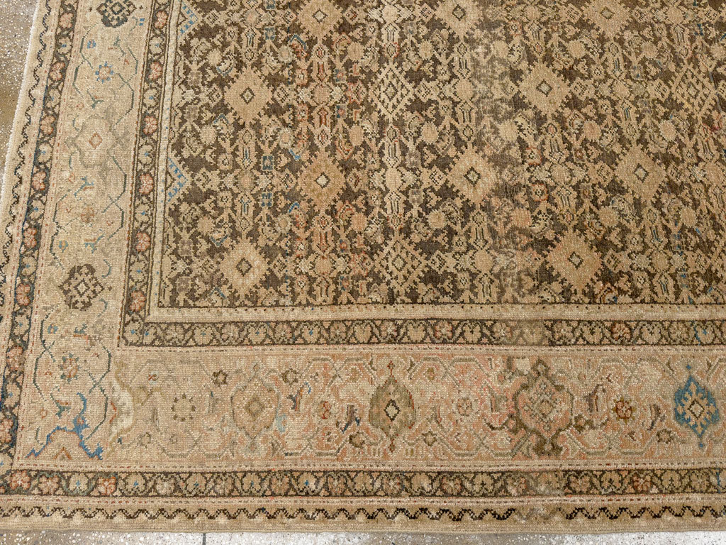 Antique Persian Malayer Gallery Carpet, No.17318 - Gsblank