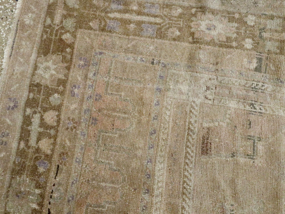 Antique Turkish Oushak Carpet, No.17323 - Gsblank