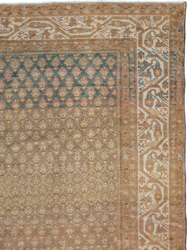 Vintage Persian Malayer Gallery Carpet, No.17326 - Gsblank