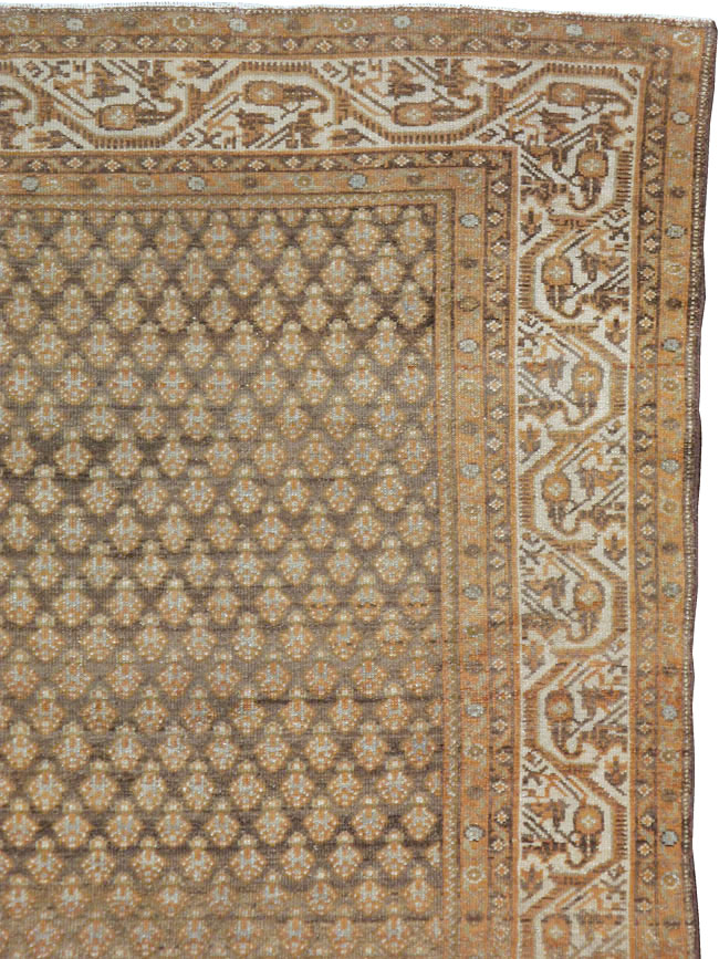 Vintage Persian Malayer Gallery Carpet, No.17326 - Gsblank