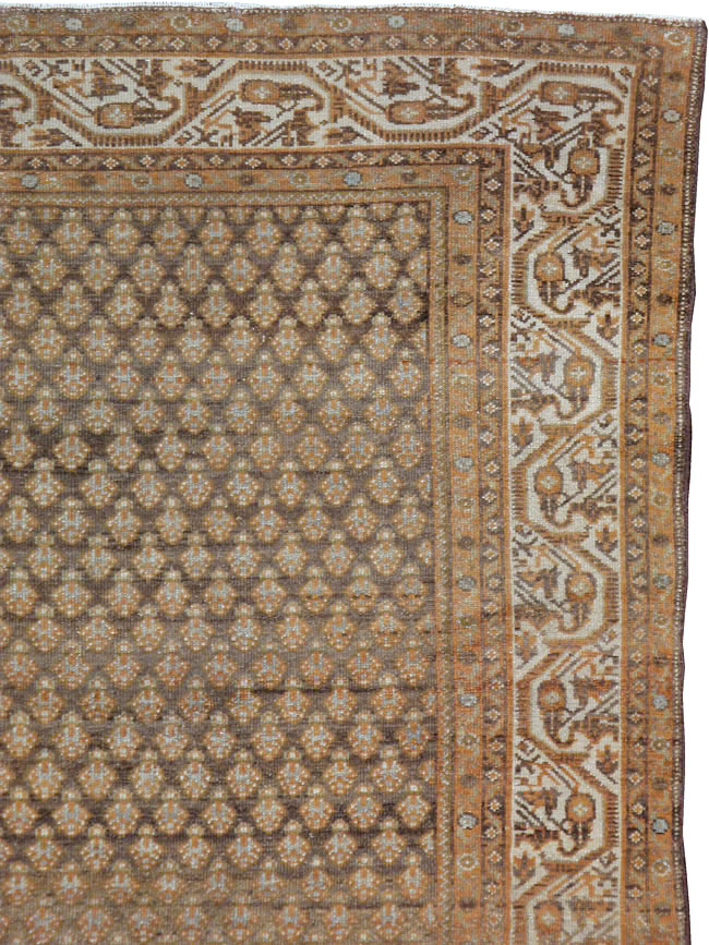Vintage Persian Malayer Gallery Carpet, No.17326 - Gsblank