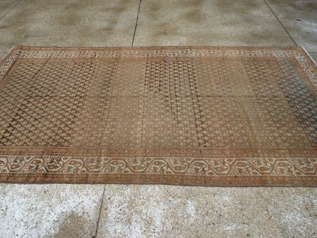 Vintage Persian Malayer Gallery Carpet, No.17326 - Gsblank