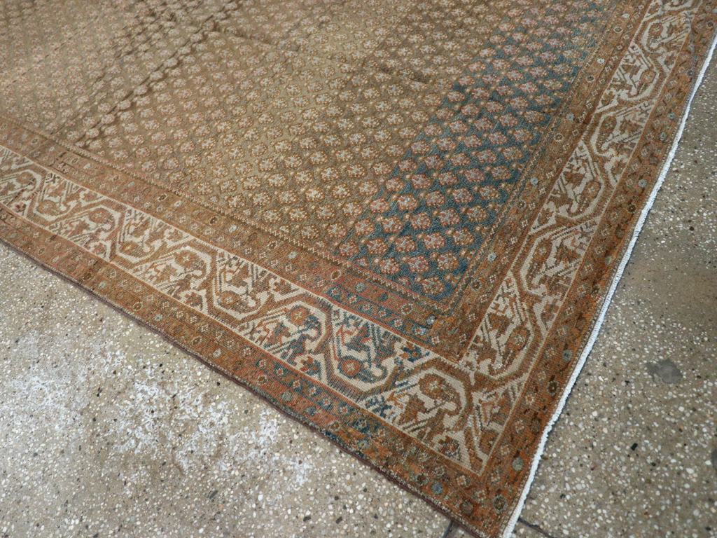 Vintage Persian Malayer Gallery Carpet, No.17326 - Gsblank