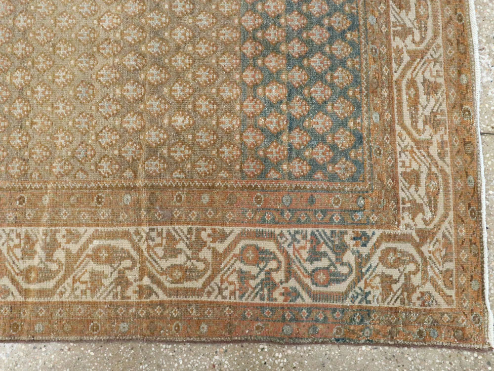 Vintage Persian Malayer Gallery Carpet, No.17326 - Gsblank