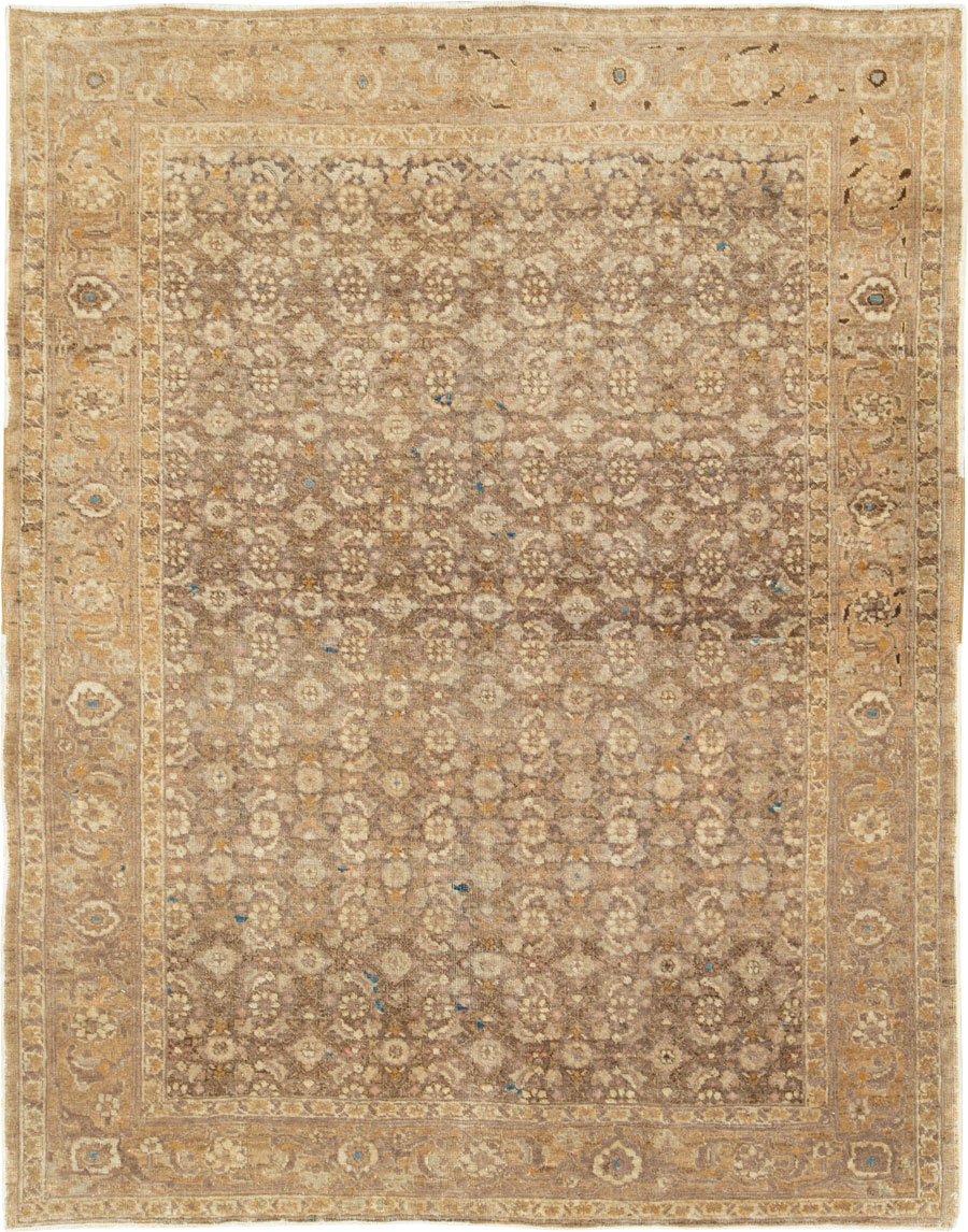 Antique Persian Tabriz Square Rug, No.17327 - Gsblank