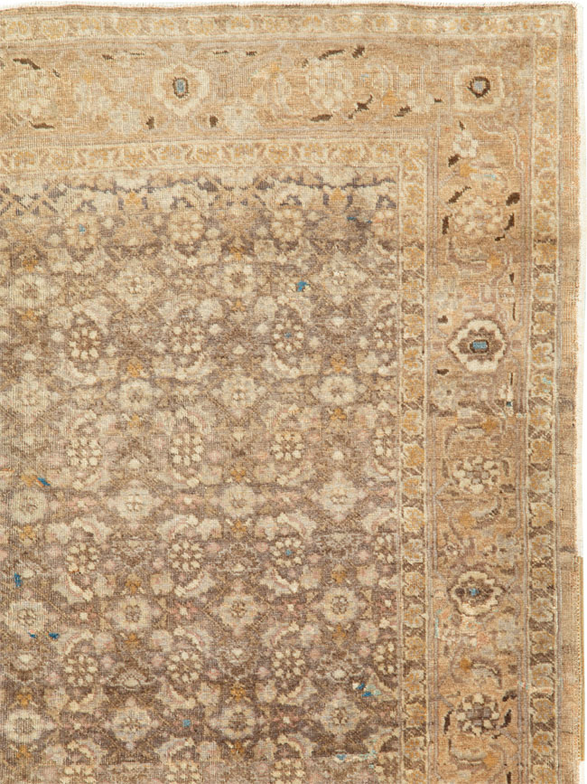 Antique Persian Tabriz Square Rug, No.17327 - Gsblank