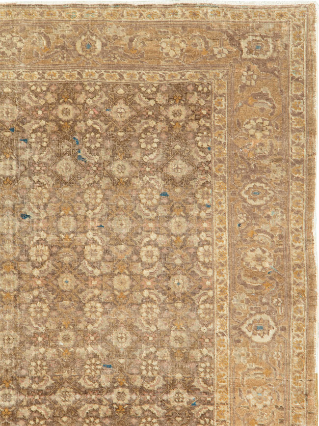 Antique Persian Tabriz Square Rug, No.17327 - Gsblank