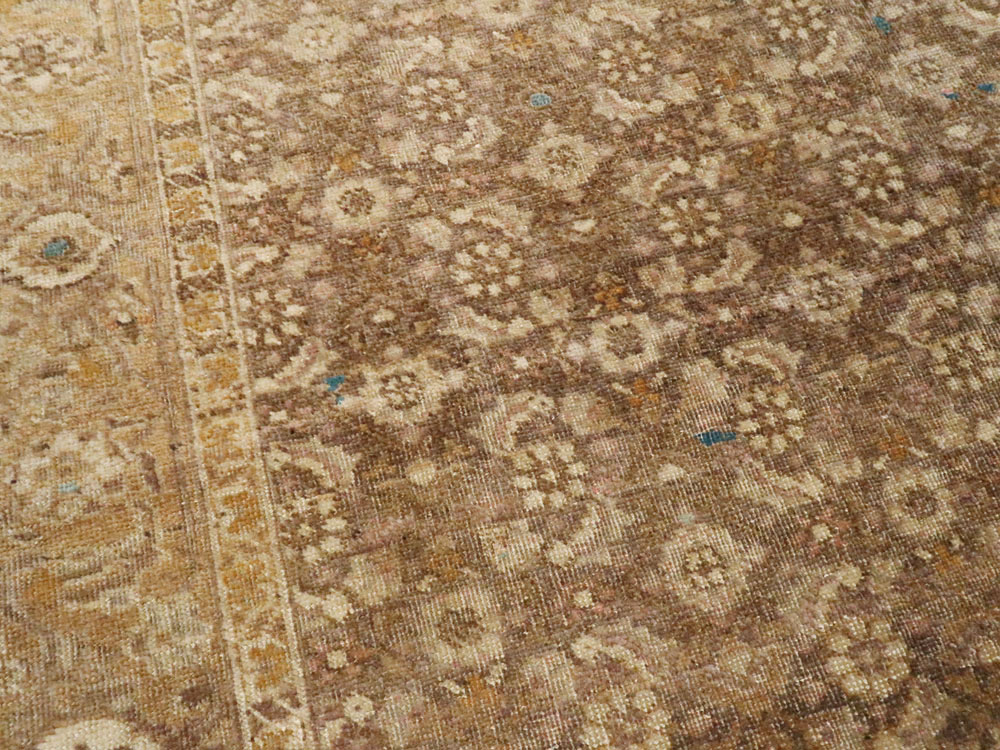 Antique Persian Tabriz Square Rug, No.17327 - Gsblank