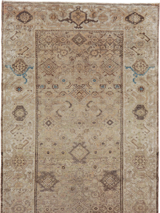 Vintage Persian Malayer Runner, No.17335 - Gsblank