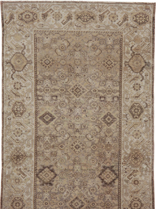 Vintage Persian Malayer Runner, No.17335 - Gsblank