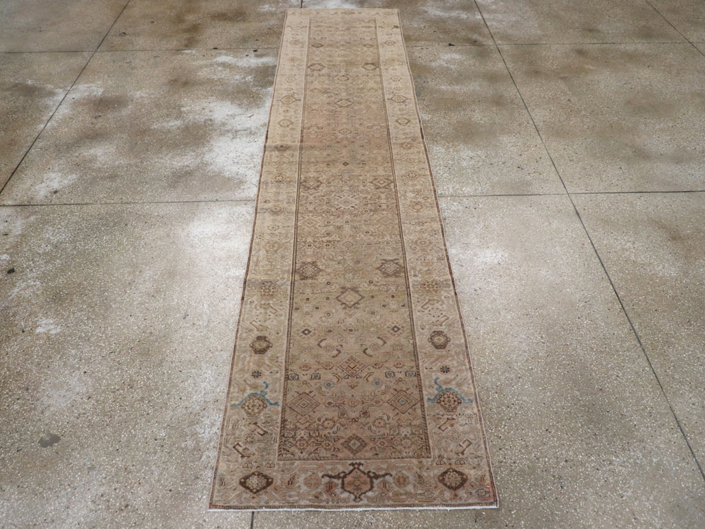 Vintage Persian Malayer Runner, No.17335 - Gsblank