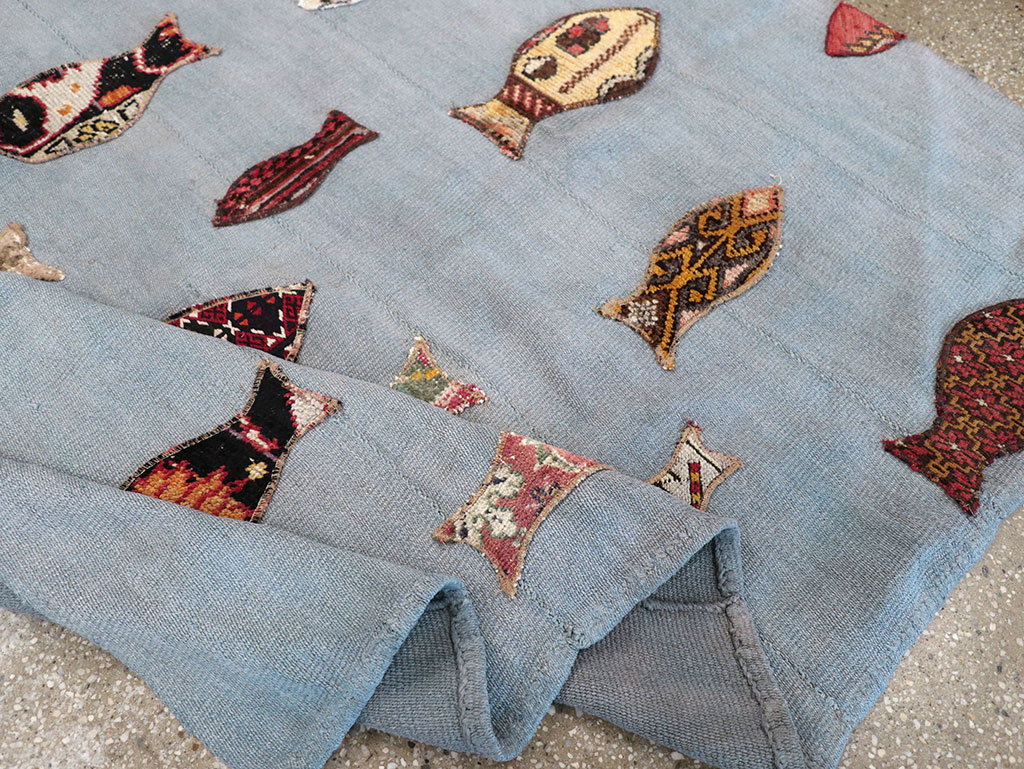 Contemporary Turkish Kilim Accent Rug, No.17367 - Gsblank