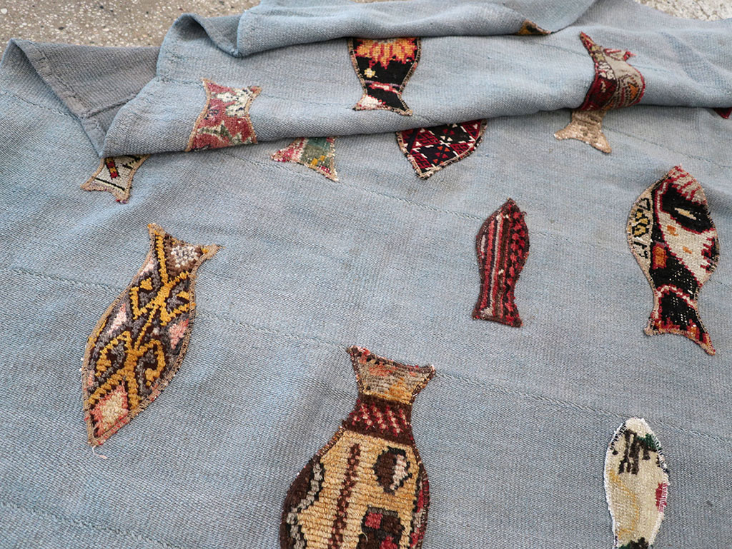 Contemporary Turkish Kilim Accent Rug, No.17367 - Gsblank