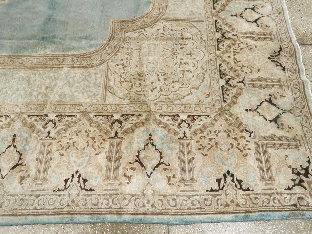Vintage Persian Kerman Carpet, No.17368 - Gsblank