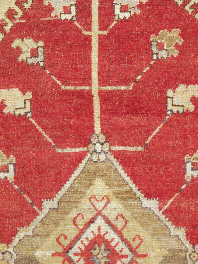 Antique Oushak Carpet, No.17376 - Gsblank