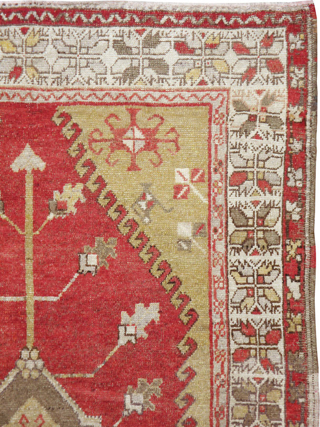 Antique Oushak Carpet, No.17376 - Gsblank