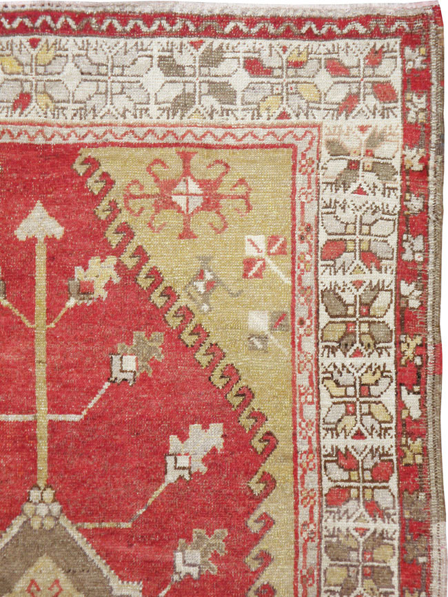 Antique Oushak Carpet, No.17376 - Gsblank