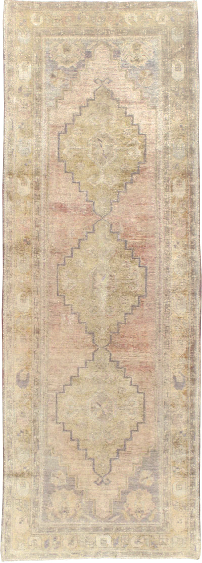 Vintage Turkish Oushak Rug, No.17403 - Gsblank