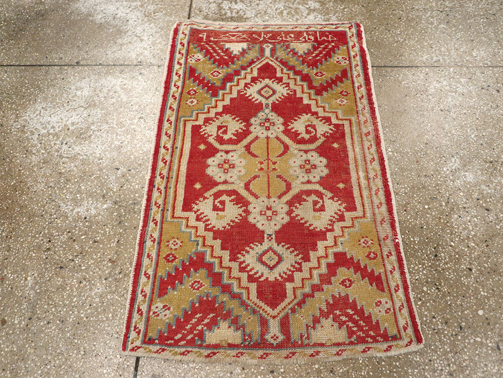 Antique Turkish Oushak Rug, No.17406 - Gsblank
