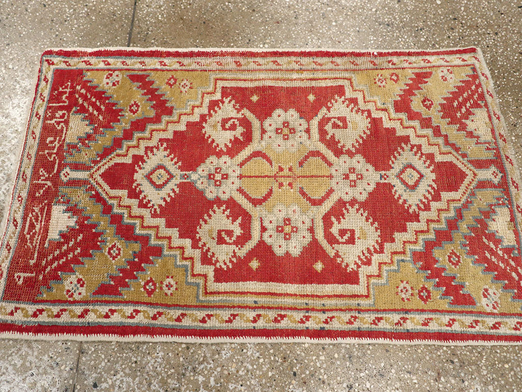 Antique Turkish Oushak Rug, No.17406 - Gsblank