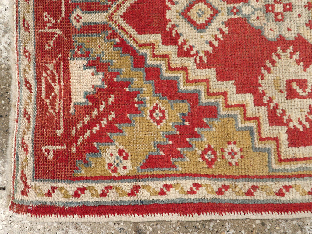 Antique Turkish Oushak Rug, No.17406 - Gsblank