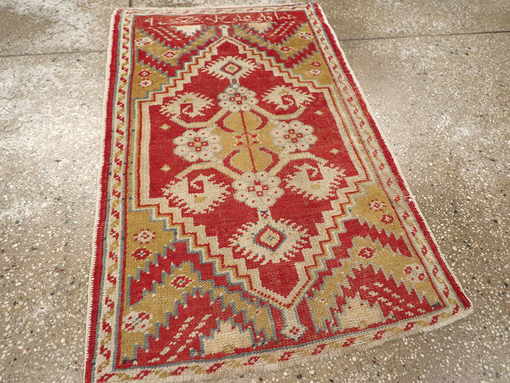 Antique Turkish Oushak Rug, No.17406 - Gsblank