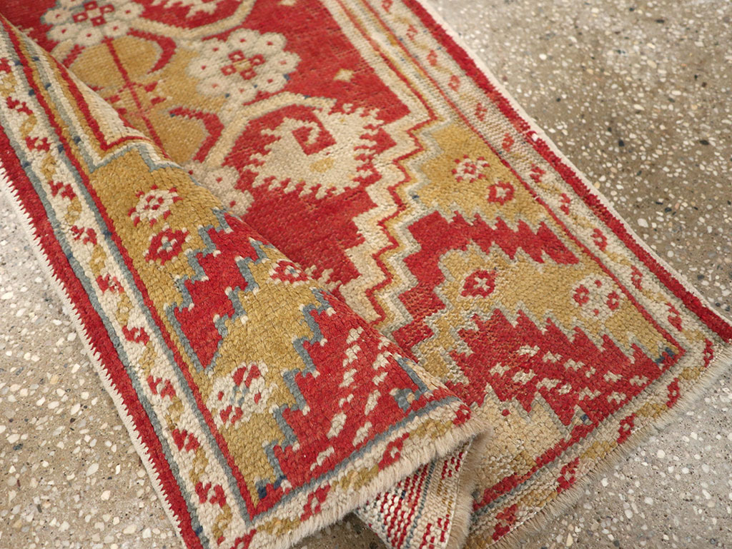 Antique Turkish Oushak Rug, No.17406 - Gsblank