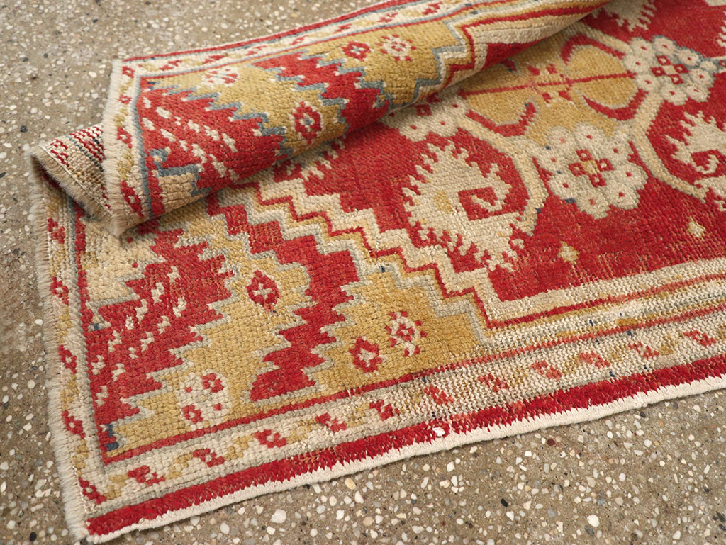 Antique Turkish Oushak Rug, No.17406 - Gsblank