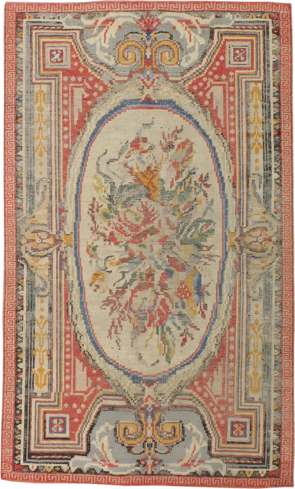 Antique Turkish Ghiordes Rug, No.17427 - Gsblank