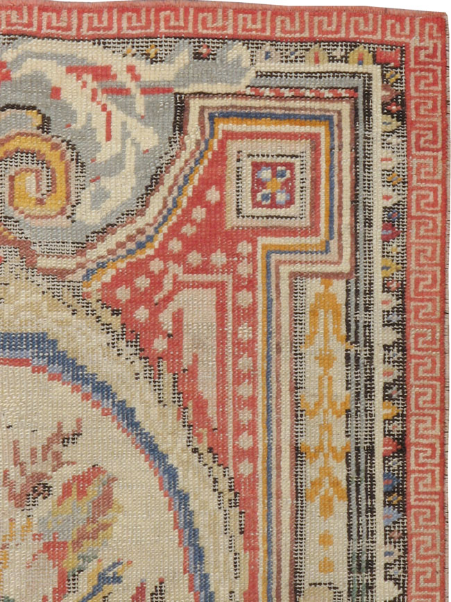 Antique Turkish Ghiordes Rug, No.17427 - Gsblank