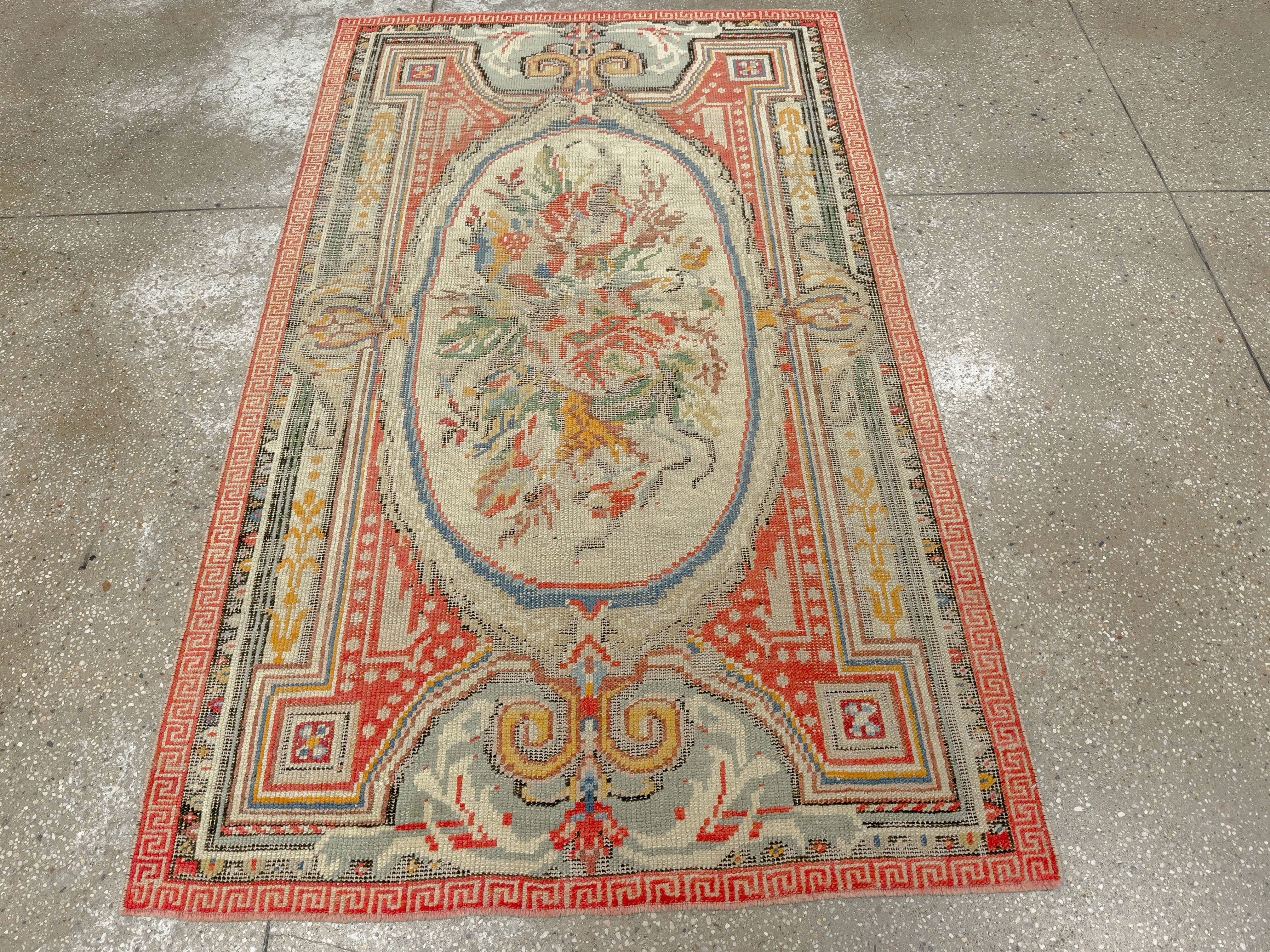 Antique Turkish Ghiordes Rug, No.17427 - Gsblank