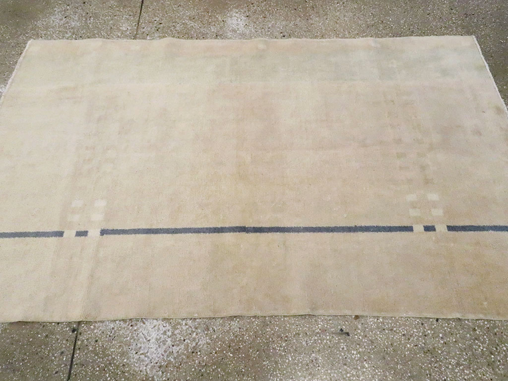 Vintage Turkish Anatolian Modernist Rug, No.17430 - Gsblank