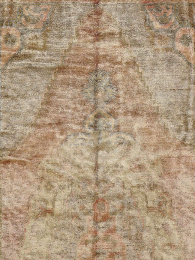 Vintage Turkish Oushak Rug, No.17436 - Gsblank