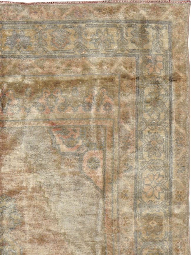 Vintage Turkish Oushak Rug, No.17436 - Gsblank