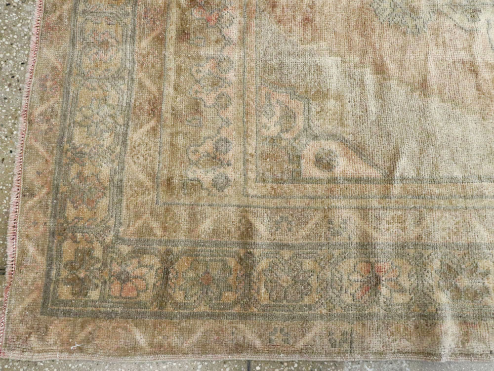 Vintage Turkish Oushak Rug, No.17436 - Gsblank