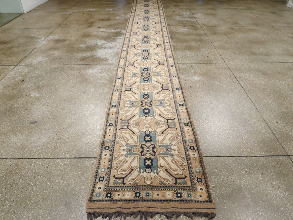 Antique Turkish Kazak Runner, No.17452 - Gsblank