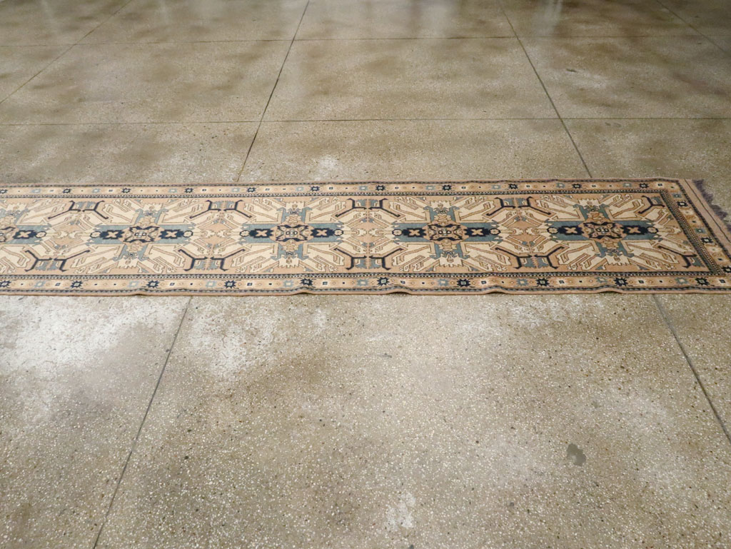 Antique Turkish Kazak Runner, No.17452 - Gsblank