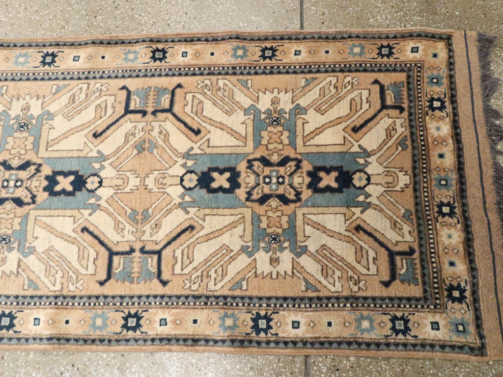 Antique Turkish Kazak Runner, No.17452 - Gsblank