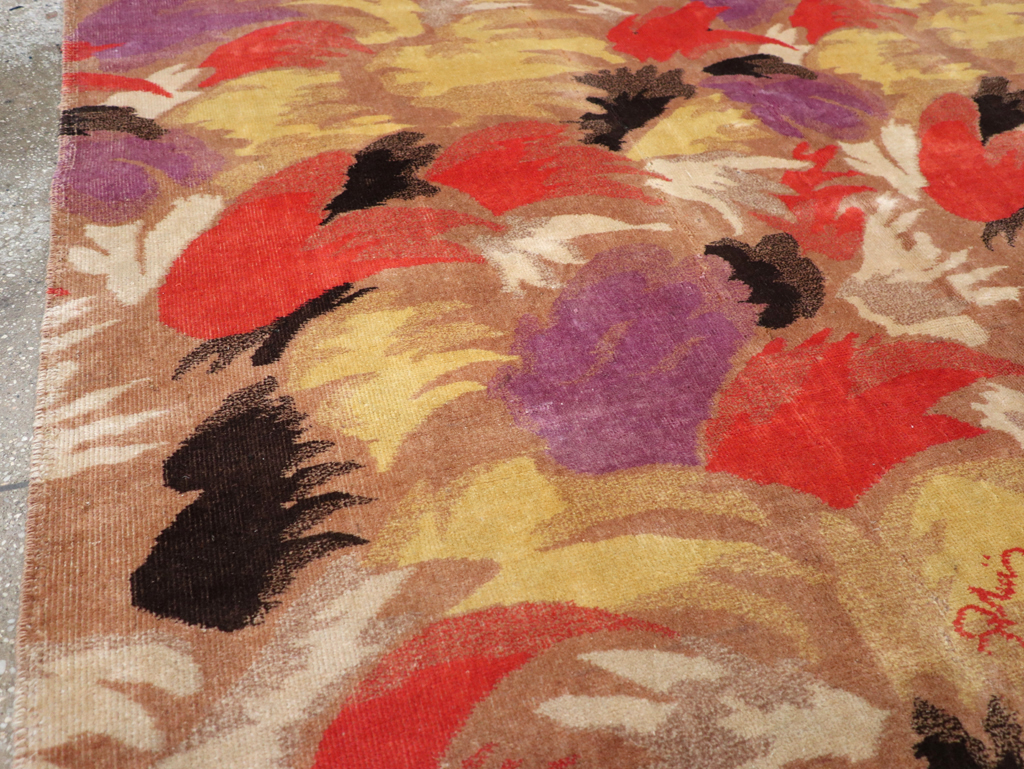 Vintage Turkish Art Deco Rug, No.17470 - Gsblank