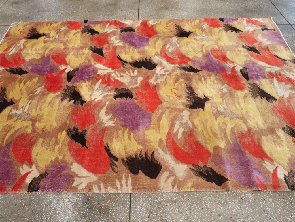 Vintage Turkish Art Deco Rug, No.17470 - Gsblank