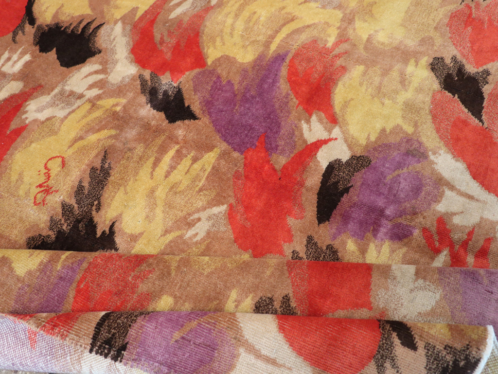 Vintage Turkish Art Deco Rug, No.17470 - Gsblank