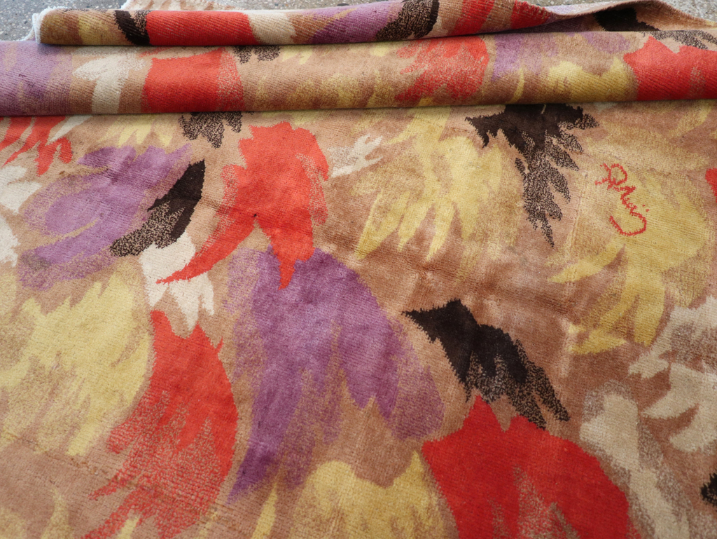 Vintage Turkish Art Deco Rug, No.17470 - Gsblank