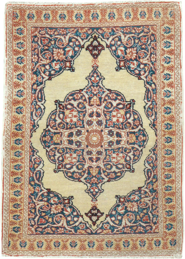 Antique Persian Tabriz Hagi Jalili Rug, No.17476 - Gsblank