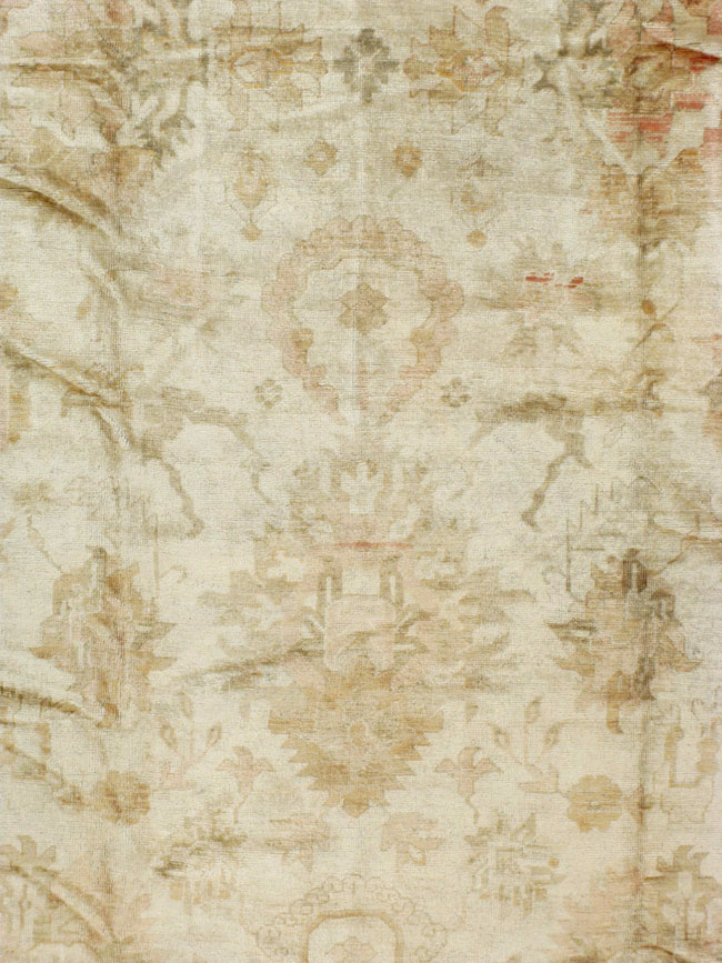 Antique Turkish Oushak Carpet, No.17490 - Gsblank