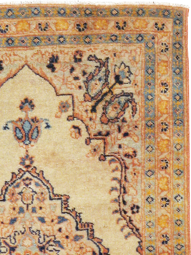 Antique Persian Tabriz Hagi Jalili Rug, No.17503 - Gsblank